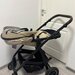 Carucior Lionelo Bianka 3 in 1, bej + Scoica Astrid i-Size + Baza ISOFIX