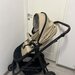 Carucior Lionelo Bianka 3 in 1, bej + Scoica Astrid i-Size + Baza ISOFIX
